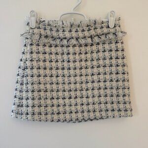 White and Black KatieJ NYC Skirt